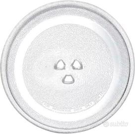 Piatto per microonde - dia 25,5 cm vetro temperato
