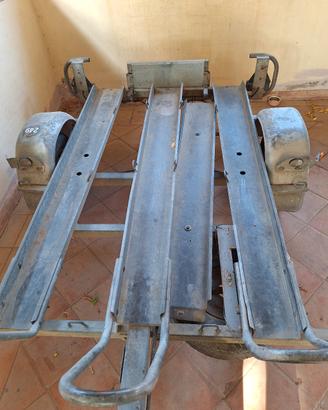 Rimorchio moto 3 posti