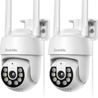 2K Telecamera Wi-Fi Esterno/Interno Kit da 2, 360