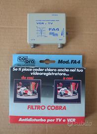 Filtro Cobra FA 4 antidisturbo per TV e VCR