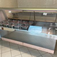 Mobili in acciaio per negozio friggitoria