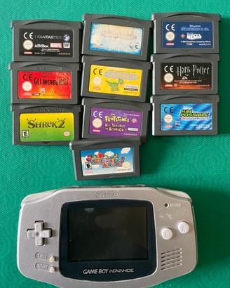 Gameboy Advance + 10 giochi