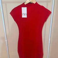 Mini abito rosso Zara