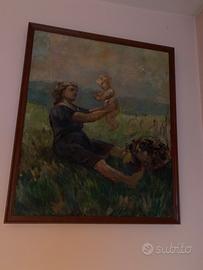 Quadro olio su tela