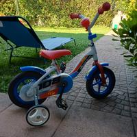 bicicletta con rotelle