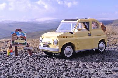 LEGO Fiat 500 + Vespa 125 Come Nuovi!