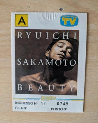 Ryuichi Sakamoto - Tour "Beauty" 1990 (Raro)