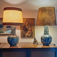 COPPIA DI LAMPADE VINTAGE DA TAVOLO