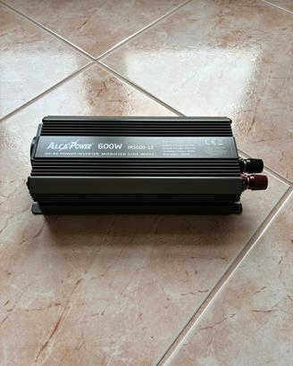 Inverter 12v 230v Alca Power 600w 1200w di picco