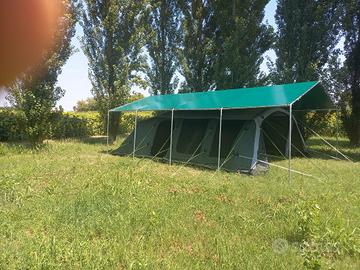 Tendone gazebo con telo ignifugo 