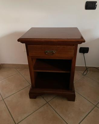 4 comodini in legno arte povera