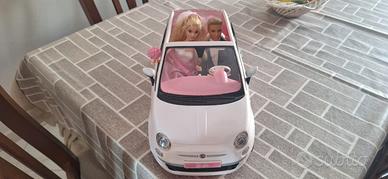Barbie Fiat 500 con Barbie Sposa e KEN Sposo