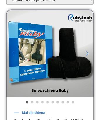 cuscino ortopedico Rubytech