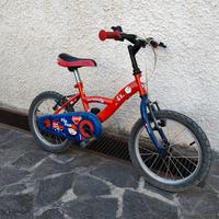 Bicicletta bambino taglia 16