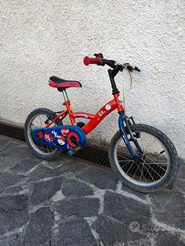 Bicicletta bambino taglia 16