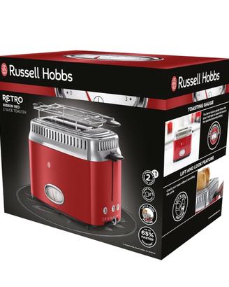 Russell Hobbs Tostapane Retro, 2 fette, Panini,