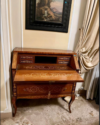 RARITA':SCRIVANIAaRIBALTAstileLuigiXVdecorataXXsec