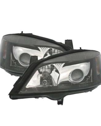 FARI OPEL ASTRA G 97-04 LENTE ABBAGLIO FONDO NERO
