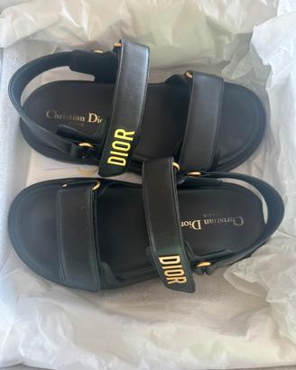 Dior sandalo Dioract nero