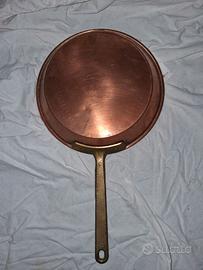 Set di due pentole in rame