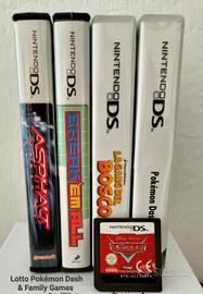 Lotto Pokémon Dash & Family Games – Giochi NDS