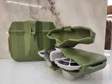 Custodia Dji NEO 1  Verde con portabatterie