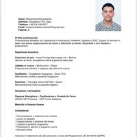 Cameriere aiuto cuoco aiuto panificio magazziniere