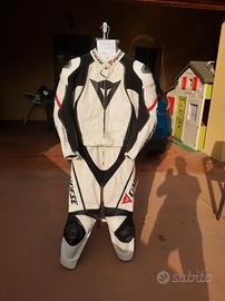 tuta 48 dainese divisibile uomo in pelle