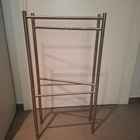 Portasalvietta da terra estensibile in acciaio