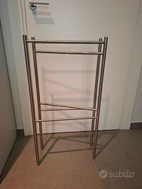 Portasalvietta da terra estensibile in acciaio