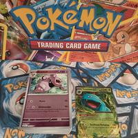 Mazzo 110 carte Pokémon con brillanti Lotto 55
