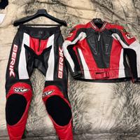 TUTA IN PELLE DIVISIBILE  MOTO BERIK