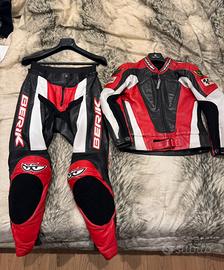 TUTA IN PELLE DIVISIBILE  MOTO BERIK