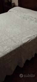 coperta cotone uncinetto fatta a mano