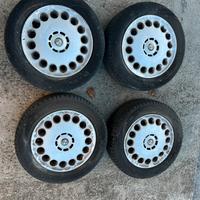 Cerchi ferro 15 con copricerchi alfa 147 156 GT