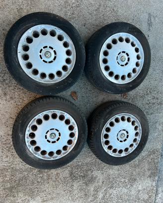 Cerchi ferro 15 con copricerchi alfa 147 156 GT