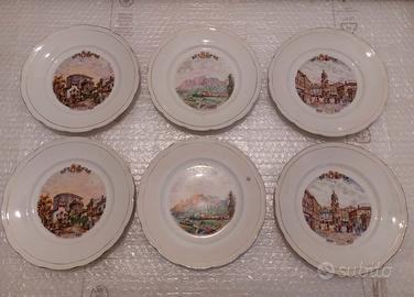 SET 12 piatti Richard Ginori “città irredente”