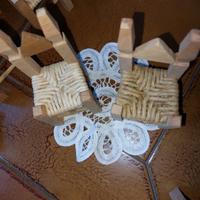 37  pz sedie artigianali h 11 cm