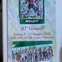 Folder con 2 schede telefoniche - 90° Veronafil