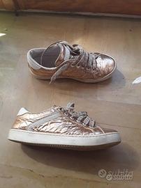 Scarpe bambina jarrett pelle oro n. 35