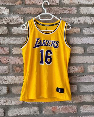 Canotta NBA Lakers Fanatics M Custom #16