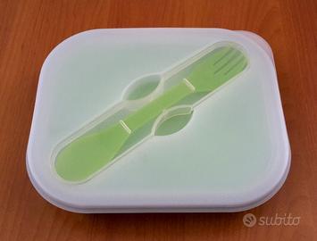 Contenitore pranzo estensibile in silicone