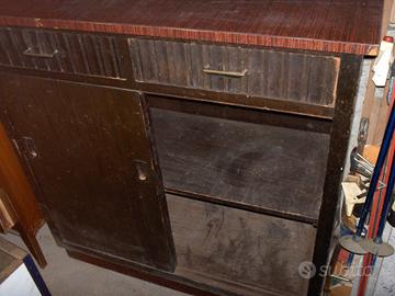 Credenza mobiletto doppie ante scorrevoli 45x97x92