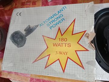 ALTOPARLANTI STRONG POWER 180 WATTS 3-WAY CASSE