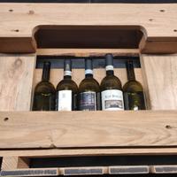 porta bottiglie in legno
