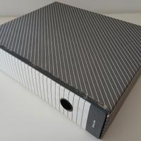 3 Raccoglitori Ufficio ad anelli 35x28x8 cm Delso