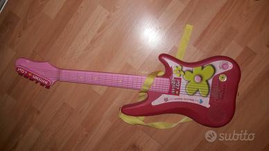 Chitarra bontempi rosa