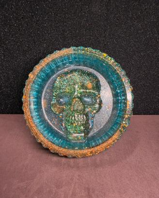 Posacenere in resina THE SKELETON WHEEL