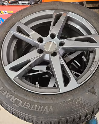 4 cerchi 17 renault con gomme invernali