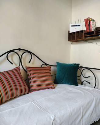 LETTO FERRO BATTUTO E MATERASSO